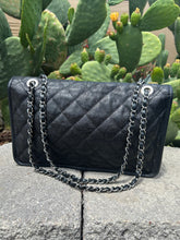 Chanel French Riviera Quilted Caviar Flap Bag